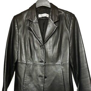Valerie Stevens lambskin jacket in petite Large